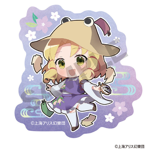 『東方Project』ダイカットステッカー 洩矢諏訪子 ミニキャラ 夏越の祓